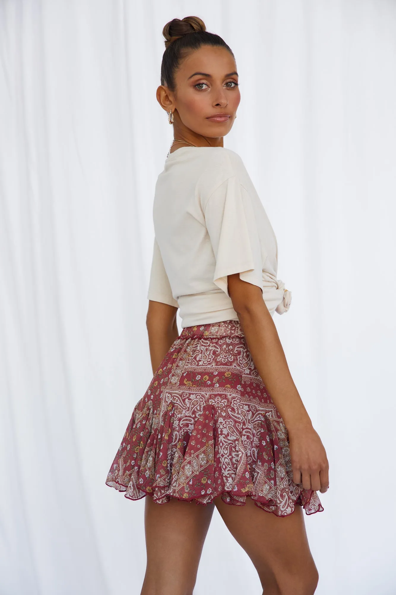 Carea Skirt Wine