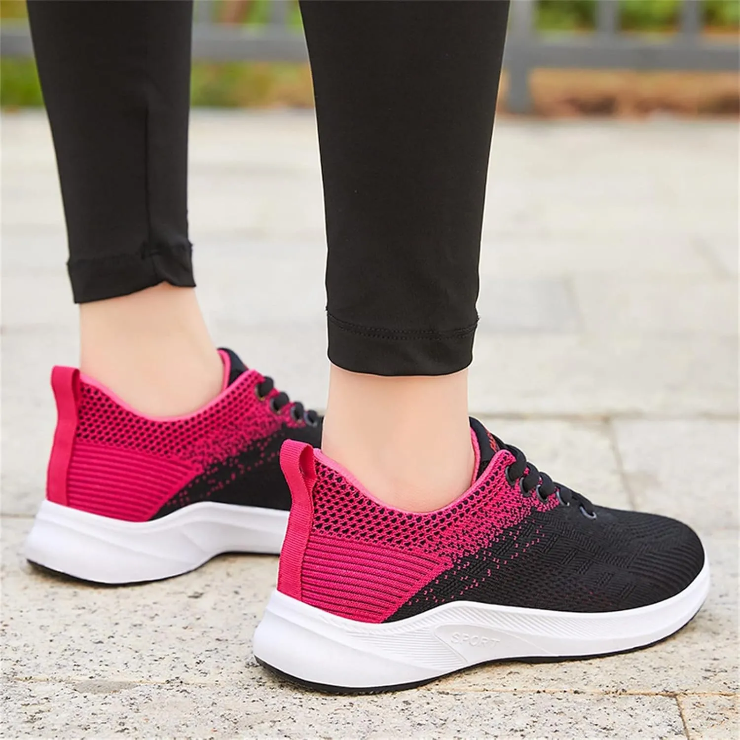 Comfortwear Ortho Shoes for Women Lightweight Slip On Running Walking Shoes Athletic Fashion Training Sneakers