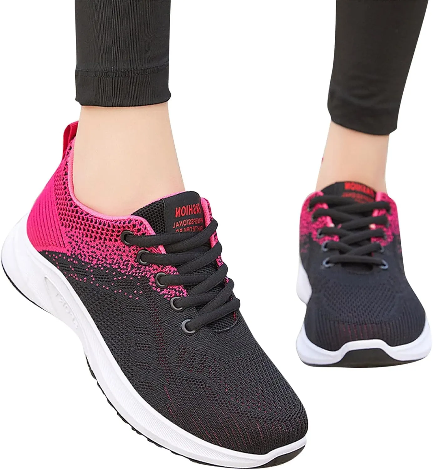 Comfortwear Ortho Shoes for Women Lightweight Slip On Running Walking Shoes Athletic Fashion Training Sneakers