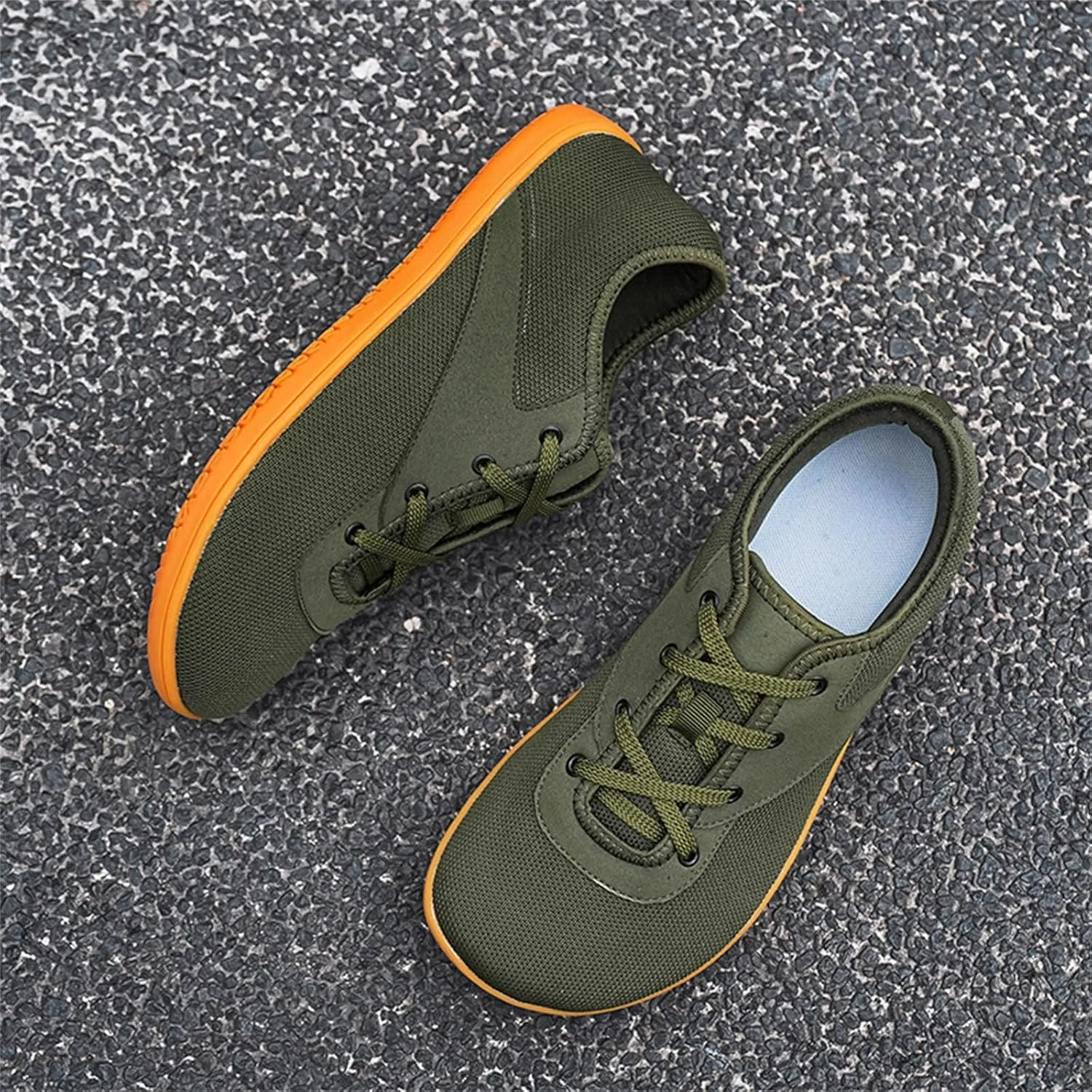 Men's Wide Minimalist Barefoot Shoes Walking Sneakers| Zero Drop Sole