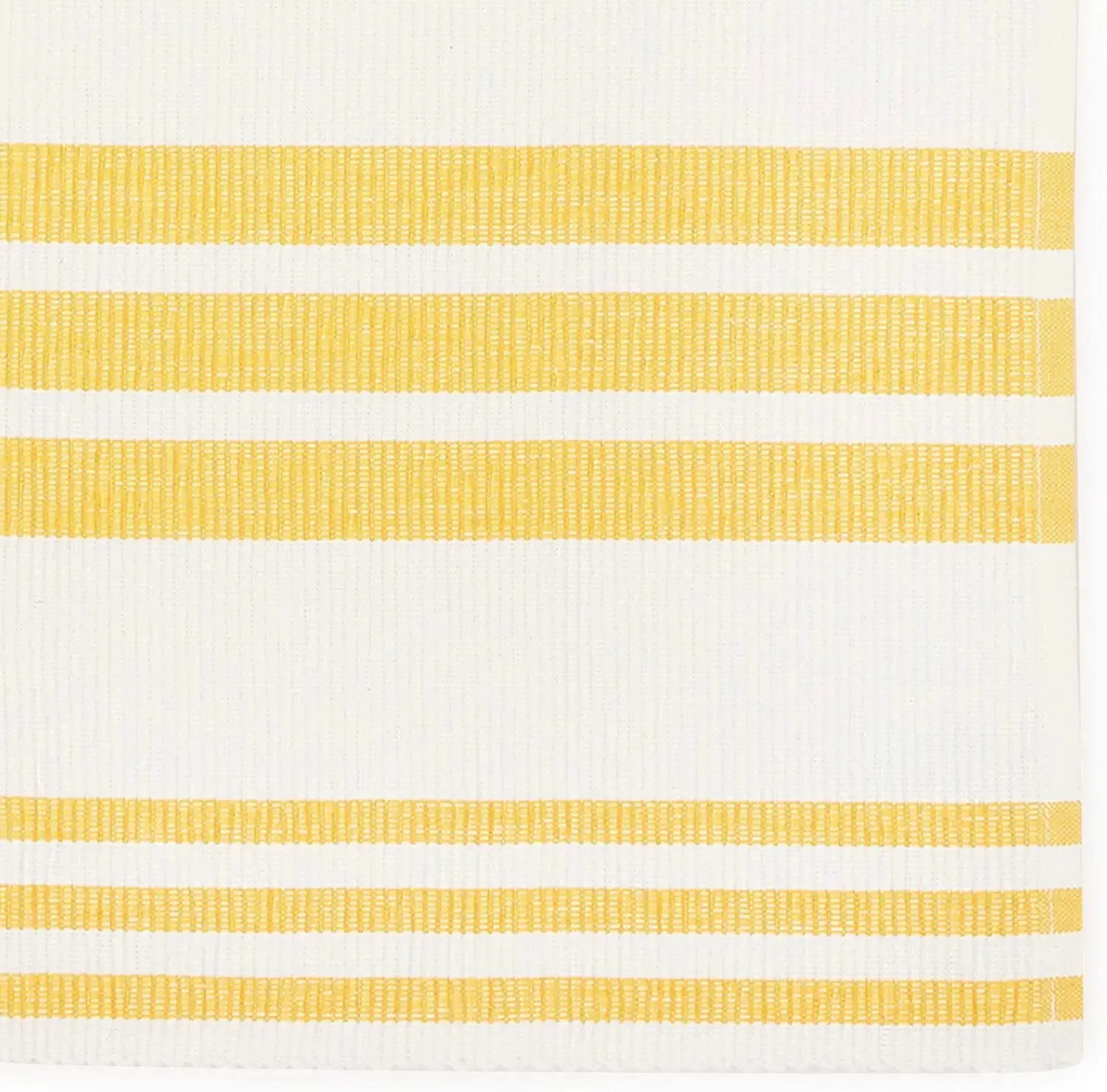  REDEARTH  Placemats-Yarn Dyed Ribbed Woven Table Linen for Square, Round, Rectangle Dining Table, Coffee Table, Console, Dresser; 100% Cotton (14x20"; Mustard) Set of 6
