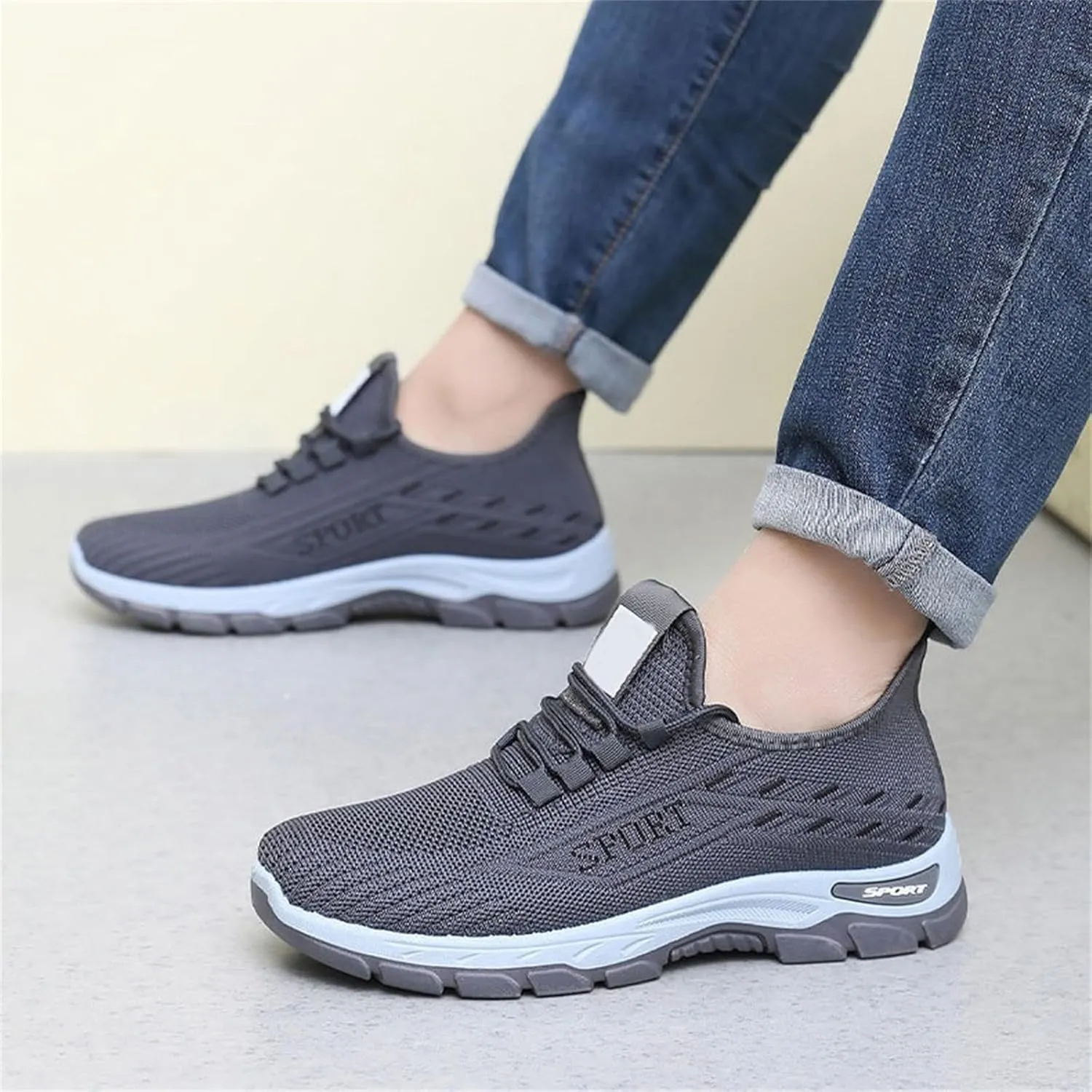 ZWRXW Orthopedic Sneakers for Women Comfortwear Shoes Arch Support Orthopedic Walking Shoes Breathable Non Slip Casual Athletic Sneakers Mesh Up Running Sneaker
